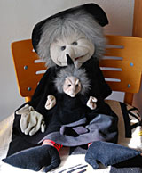 Hexenpuppen für Kinder- und Jugendpsychotherapie